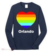 Orlando Love Rainbow Heart Long Sleeve Shirt thumb 0