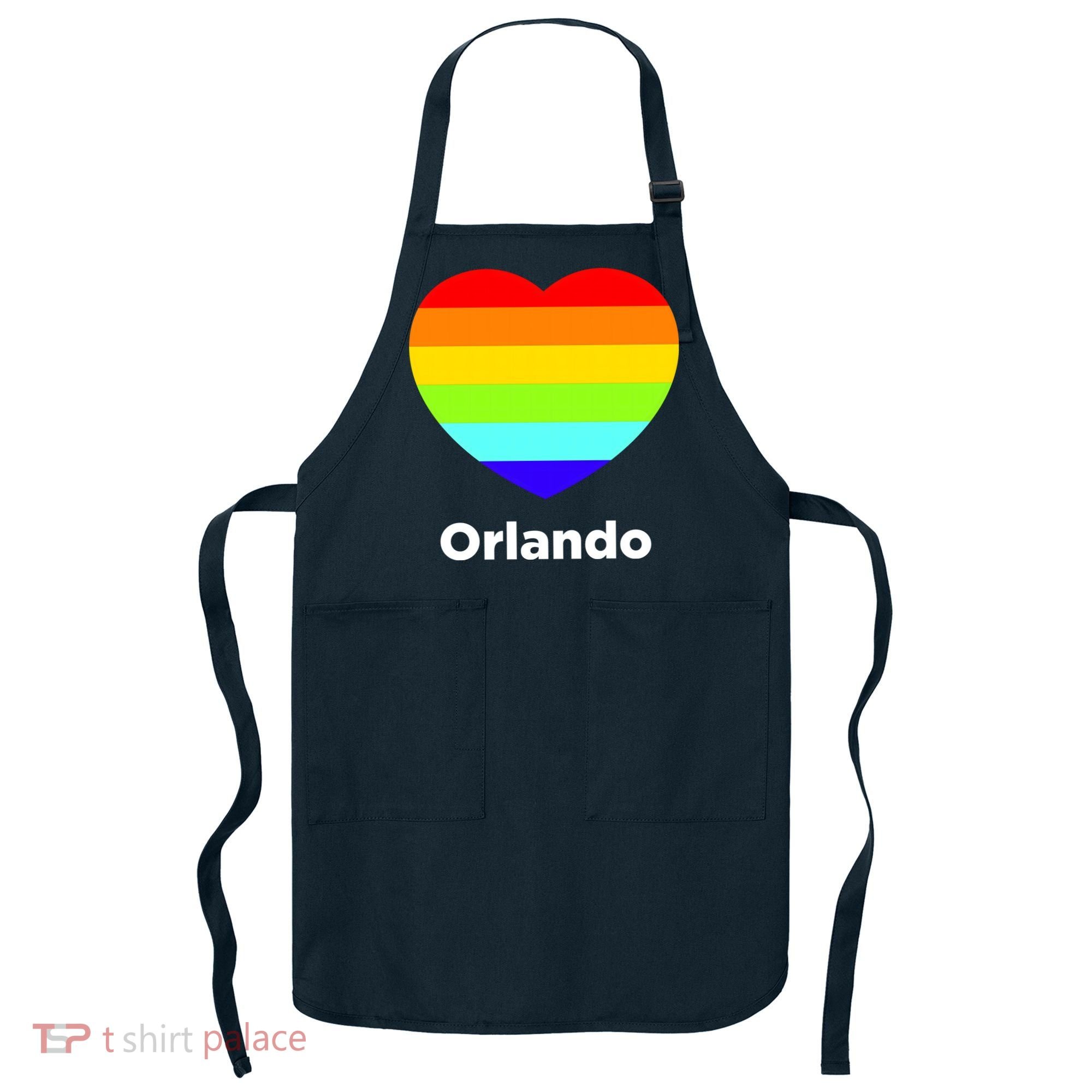 Orlando Love Rainbow Heart Apron