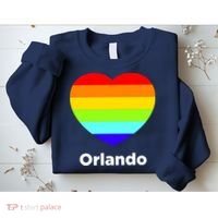 Orlando Love Rainbow Heart Sweatshirt thumb 2