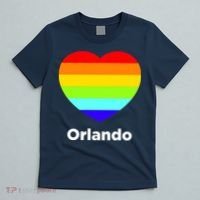 Orlando Love Rainbow Heart T-Shirt thumb 5