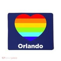 Orlando Love Rainbow Heart Mousepad thumb 0