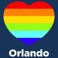 Orlando Love Rainbow Heart Mousepad thumb 1