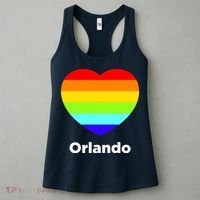 Orlando Love Rainbow Heart Women's Tank Top thumb 3