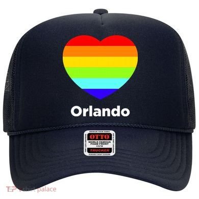 Orlando Love Rainbow Heart Hat