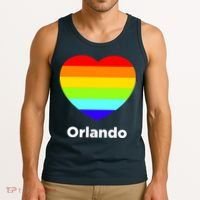 Orlando Love Rainbow Heart Tank Top thumb 3