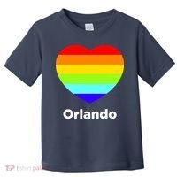 Orlando Love Rainbow Heart Toddler T-Shirt thumb 0