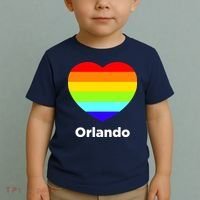 Orlando Love Rainbow Heart Toddler T-Shirt thumb 2