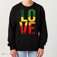 One Love Reggae Love Retro Reggae Casual Women's Sweatshirt thumb 0