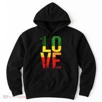 One Love Reggae Love Retro Reggae Casual Hoodie thumb 0
