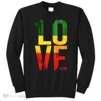 One Love Reggae Love Retro Reggae Casual Sweatshirt thumb 0