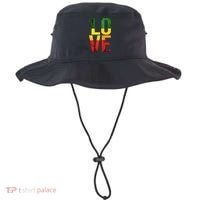 One Love Reggae Love Retro Reggae Casual Bucket Hat thumb 0