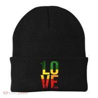 One Love Reggae Love Retro Reggae Casual Beanie thumb 0