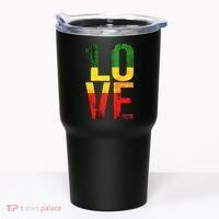 One Love Reggae Love Retro Reggae Casual Tumbler thumb 0