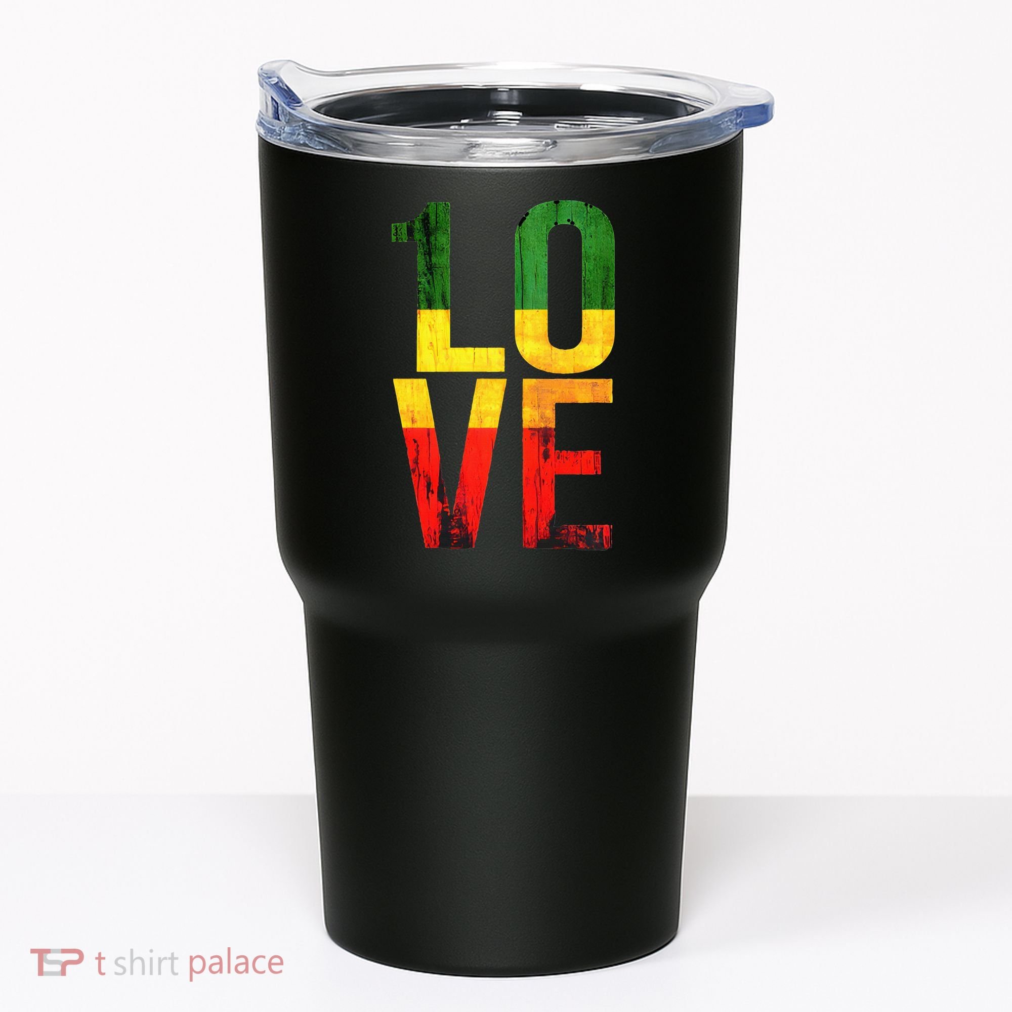 One Love Reggae Love Retro Reggae Casual Tumbler