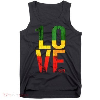 One Love Reggae Love Retro Reggae Casual Tank Top
