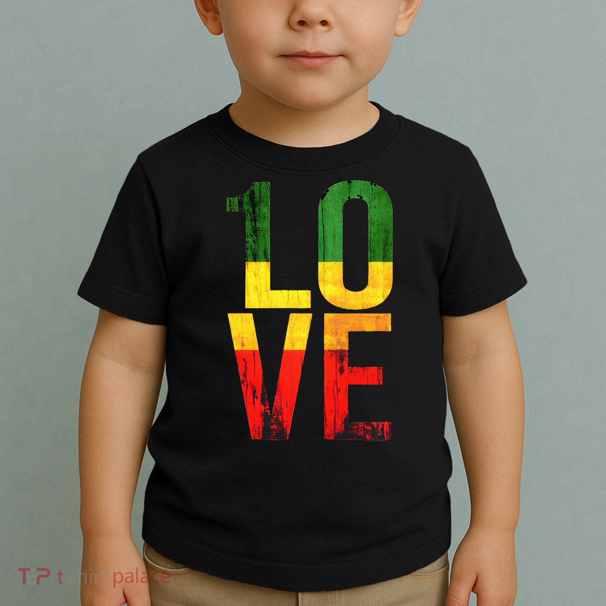 One Love Reggae Love Retro Reggae Casual Toddler T-Shirt