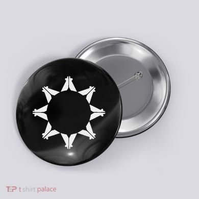 Oglala Lakota Sioux Nation Flag Sioux Button
