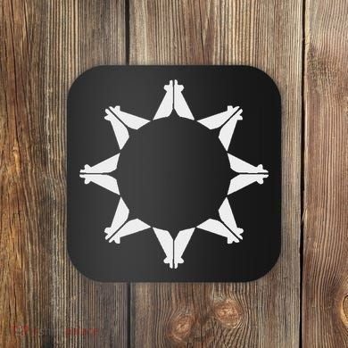 Oglala Lakota Sioux Nation Flag Sioux Coaster