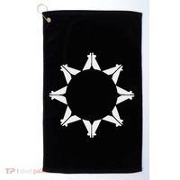 Oglala Lakota Sioux Nation Flag Sioux Golf Towel thumb 0