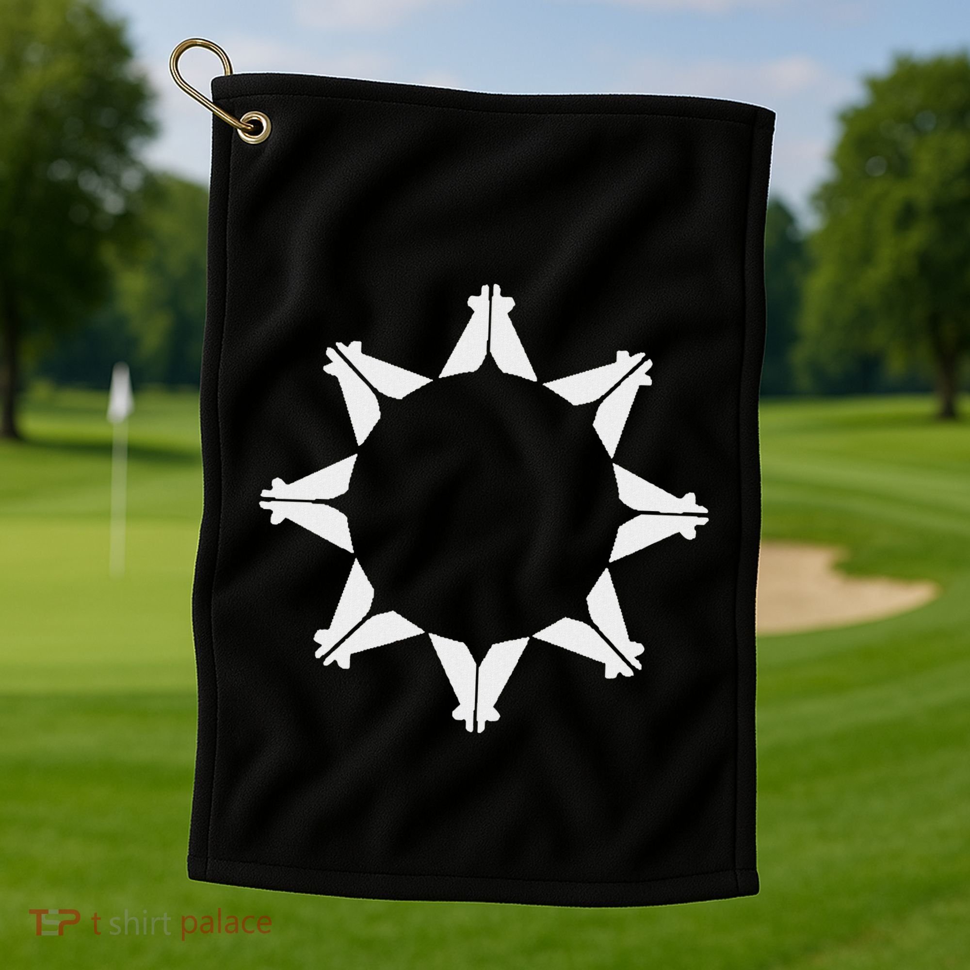 Oglala Lakota Sioux Nation Flag Sioux Golf Towel