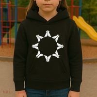 Oglala Lakota Sioux Nation Flag Sioux Kids Hoodie thumb 3