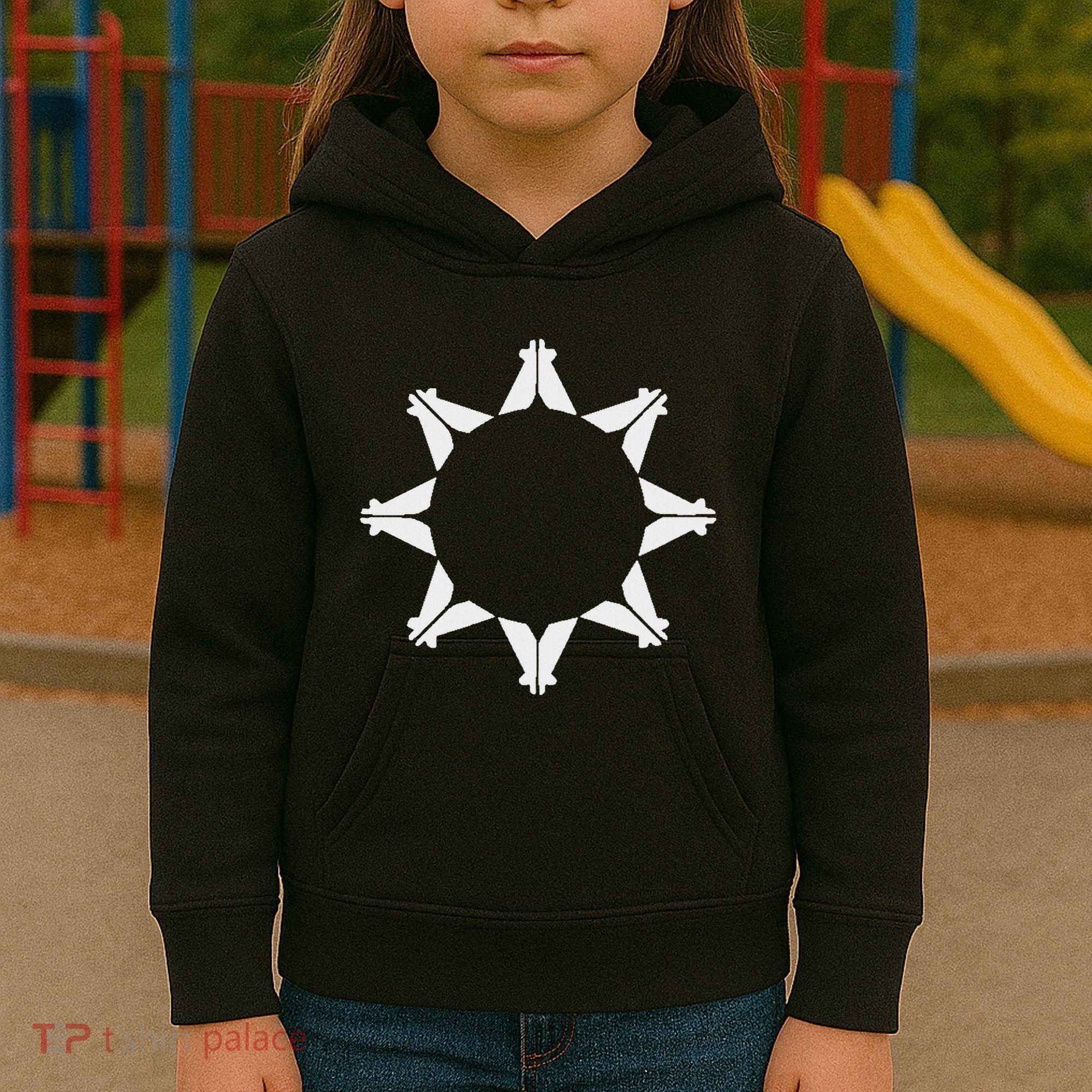 Oglala Lakota Sioux Nation Flag Sioux Kids Hoodie