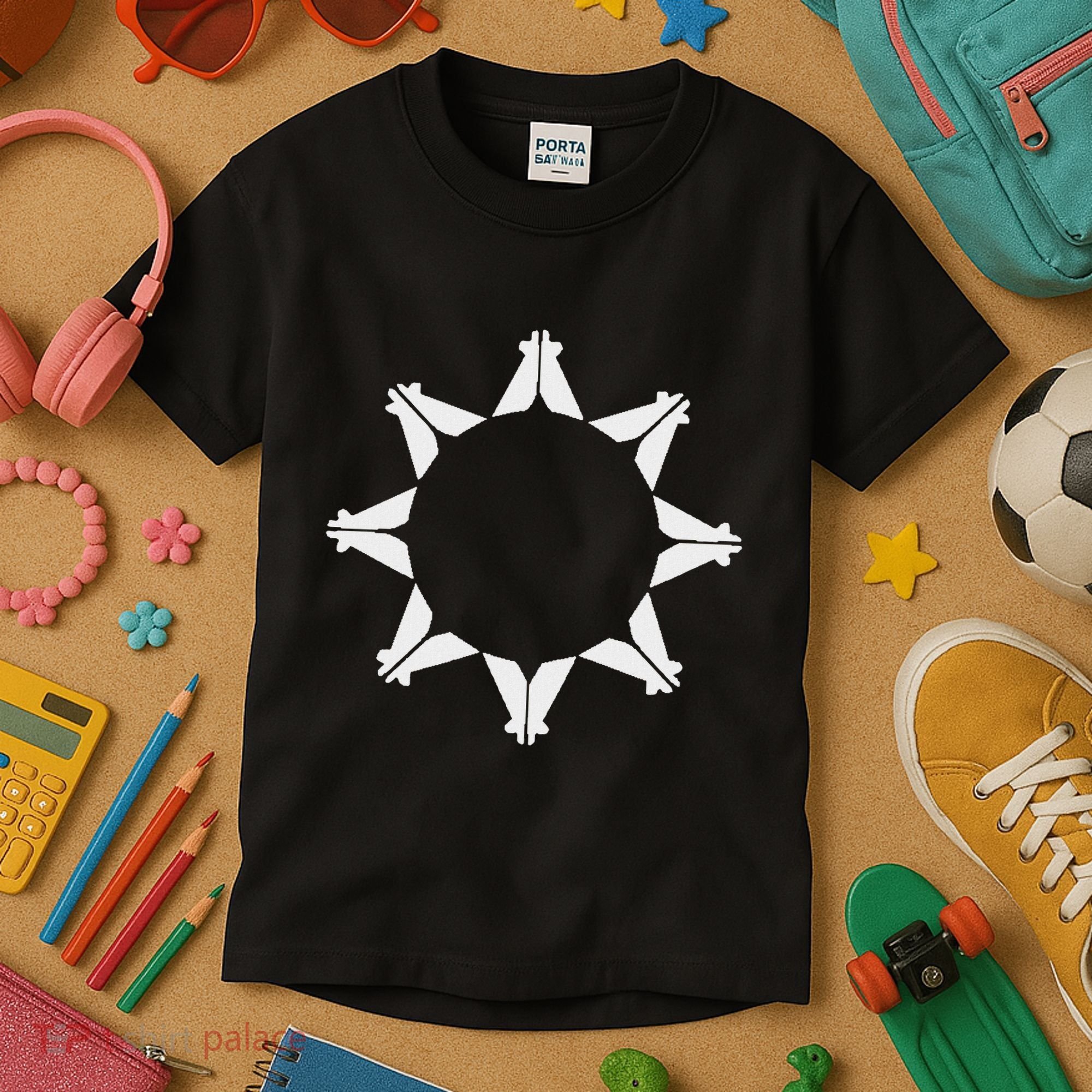 Oglala Lakota Sioux Nation Flag Sioux Kids T-Shirt