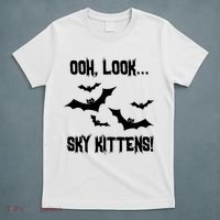 Oh Look Sky Kittens Bat Halloween Bats T-Shirt thumb 5