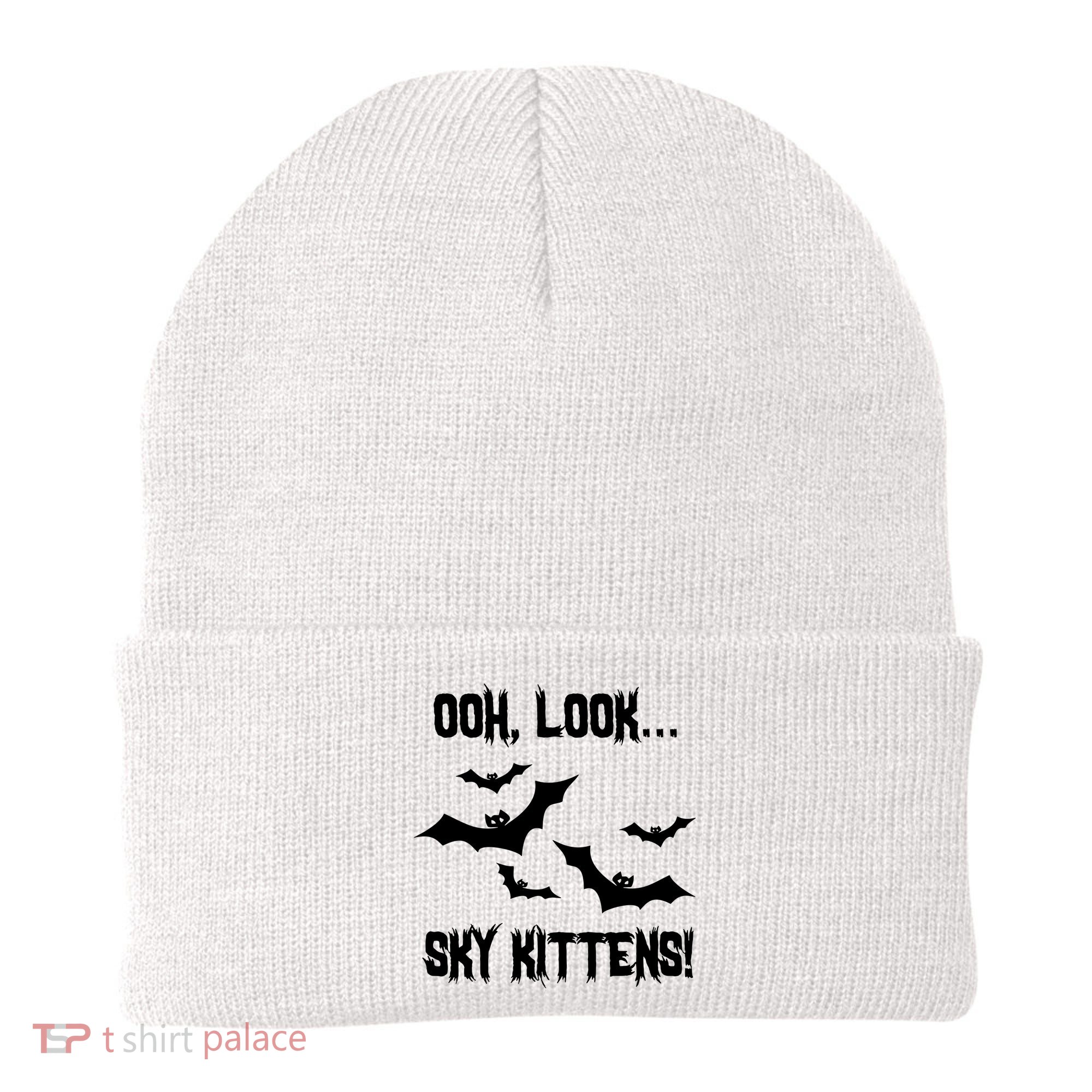 Oh Look Sky Kittens Bat Halloween Bats Beanie