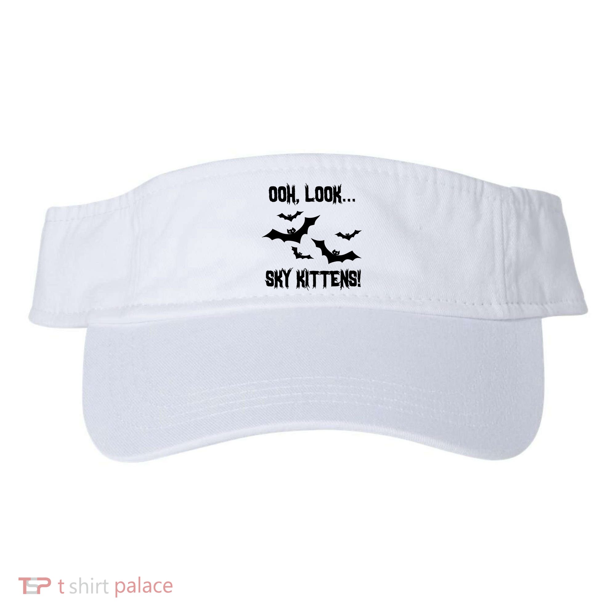 Oh Look Sky Kittens Bat Halloween Bats Visor