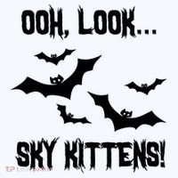 Oh Look Sky Kittens Bat Halloween Bats Visor thumb 3