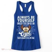Owl Lover Shirts, Funny Owl Tee, Owl Gifts, Owl Women's Tank Top thumb 0