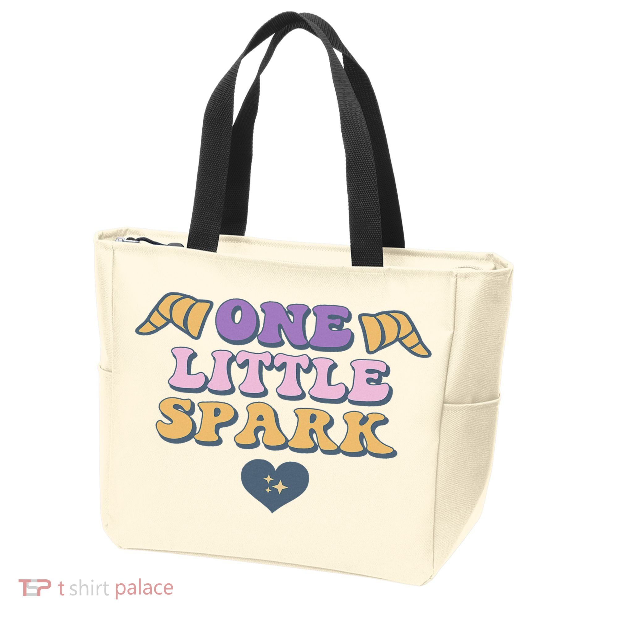 One Little Spark Retro Imagination Tote Bag