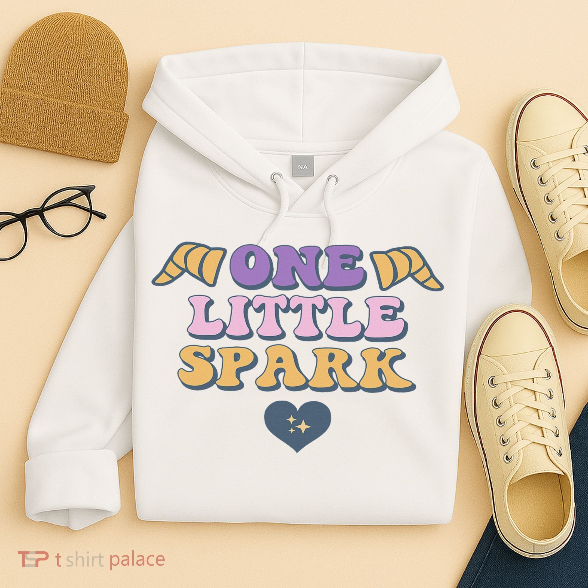 One Little Spark Retro Imagination Hoodie
