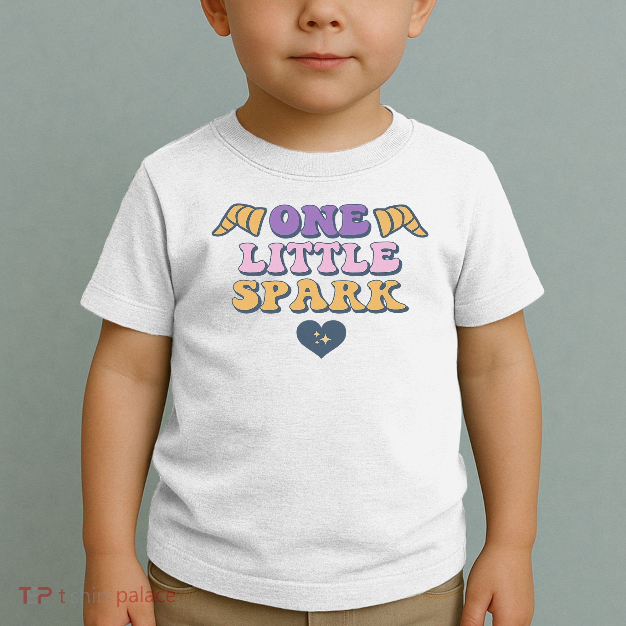 One Little Spark Retro Imagination Toddler T-Shirt