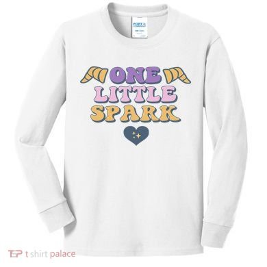 One Little Spark Retro Imagination Kids Long Sleeve Shirt
