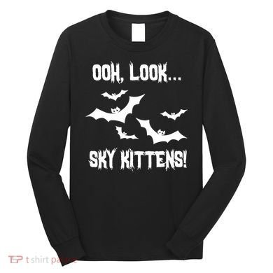 OOh Look... Sky Kittens Funny Long Sleeve Shirt