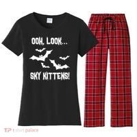 OOh Look... Sky Kittens Funny Women's Flannel Pajama Set thumb 0