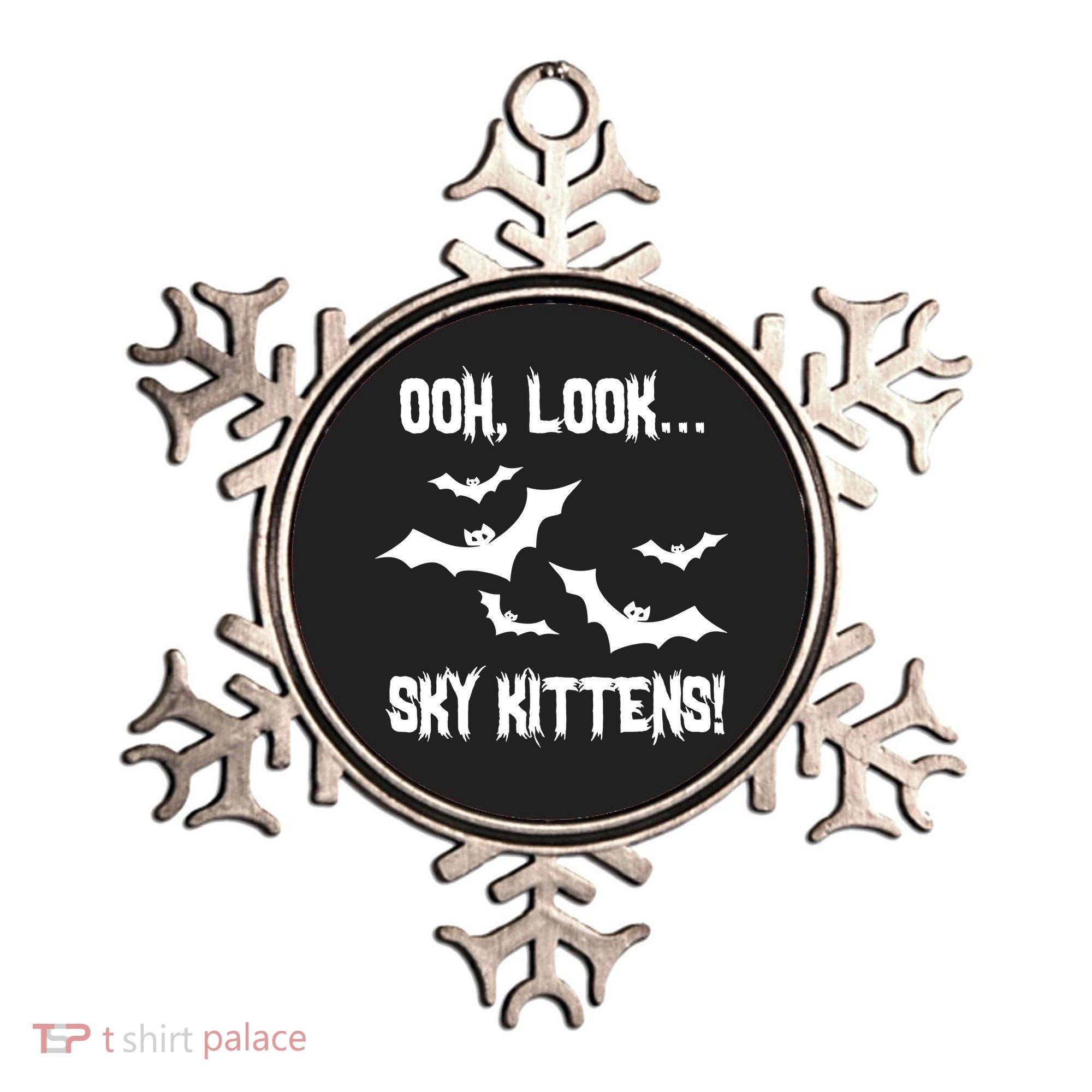 OOh Look... Sky Kittens Funny Ornament