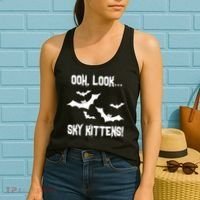 OOh Look... Sky Kittens Funny Women's Tank Top thumb 2