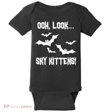 OOh Look... Sky Kittens Funny Baby Bodysuit