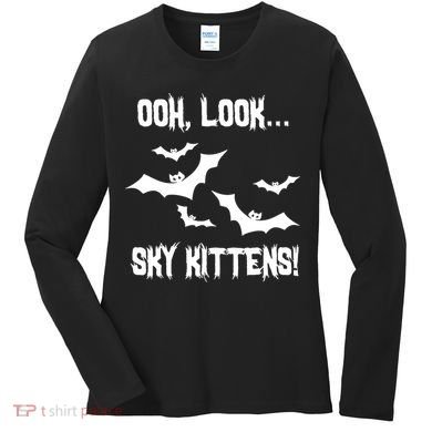 OOh Look... Sky Kittens Funny Women's Long Sleeve Shirt