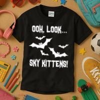OOh Look... Sky Kittens Funny Kids T-Shirt thumb 3
