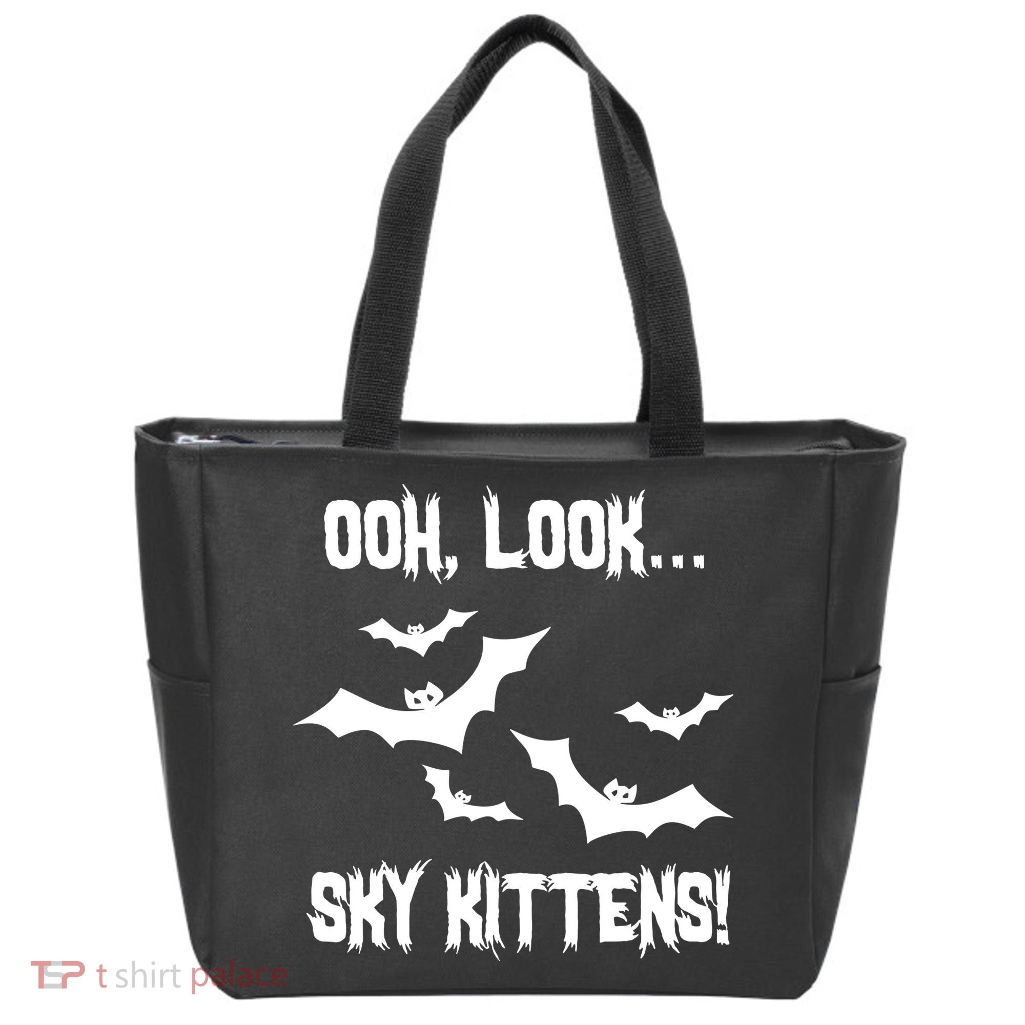 OOh Look... Sky Kittens Funny Tote Bag