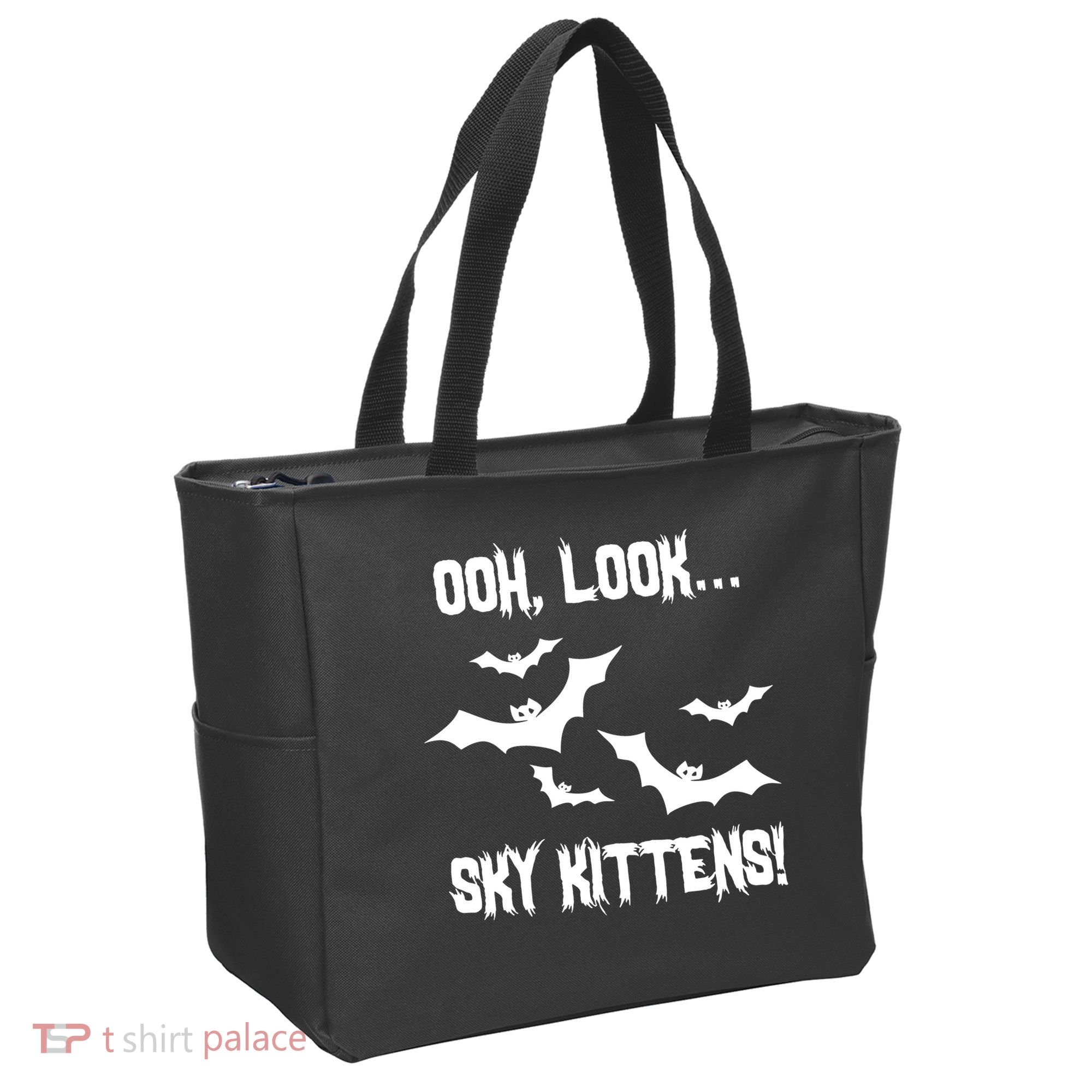 OOh Look... Sky Kittens Funny Tote Bag