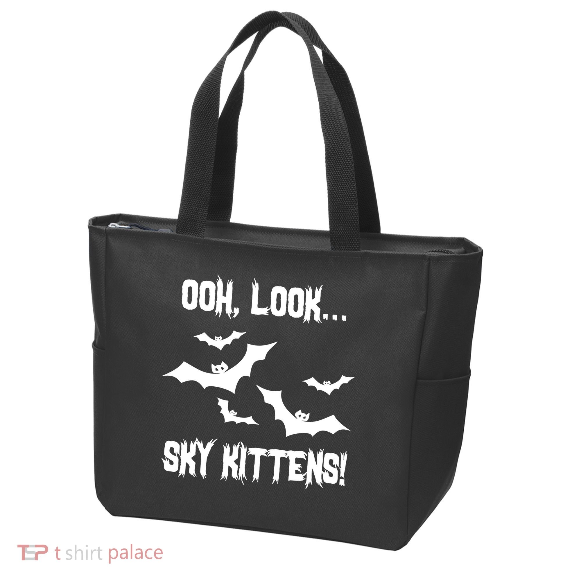 OOh Look... Sky Kittens Funny Tote Bag