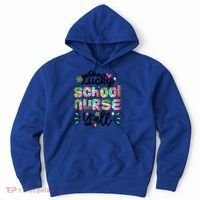One Lucky School Nurse YAll Leopard Tie Dye Back To School Funny Gift Hoodie thumb 0