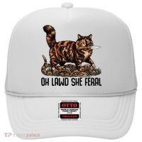 Oh Lawd She Feral Tortoiseshell Cat Hat thumb 0