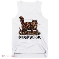 Oh Lawd She Feral Tortoiseshell Cat Tank Top thumb 0