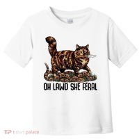 Oh Lawd She Feral Tortoiseshell Cat Toddler T-Shirt thumb 0